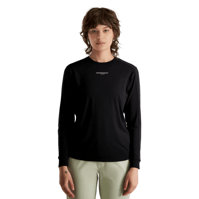 Peppermint Women's Peak L/S Jersey Black - Comor - Go Play Outside