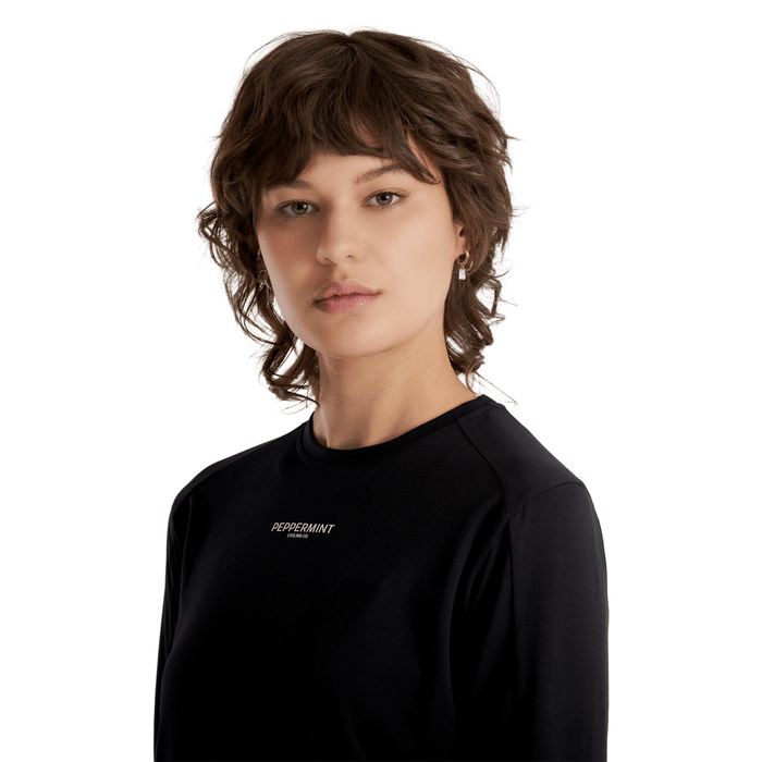 Peppermint Women's Peak L/S Jersey Black - Comor - Go Play Outside