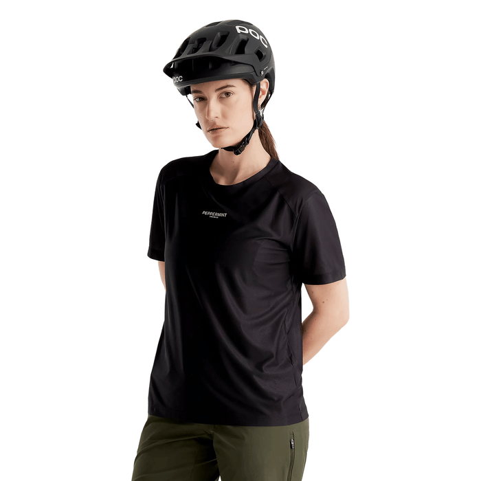 Peppermint Women's Trail S/S Jersey Black - Comor - Go Play Outside