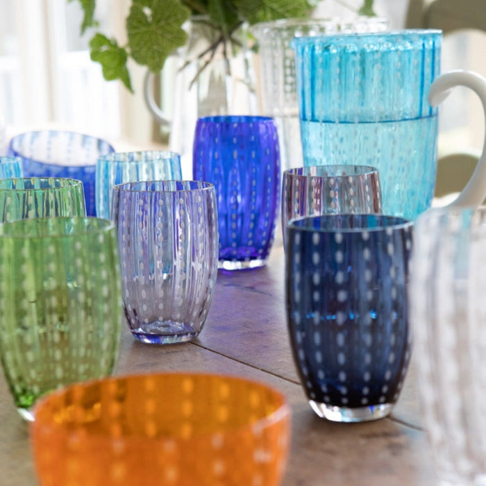 Perle Colored Beverage Glass, Set of 2