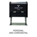 Personal And Confidential Rubber Stamp