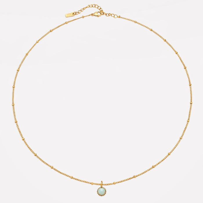 Tiny Opal Necklace