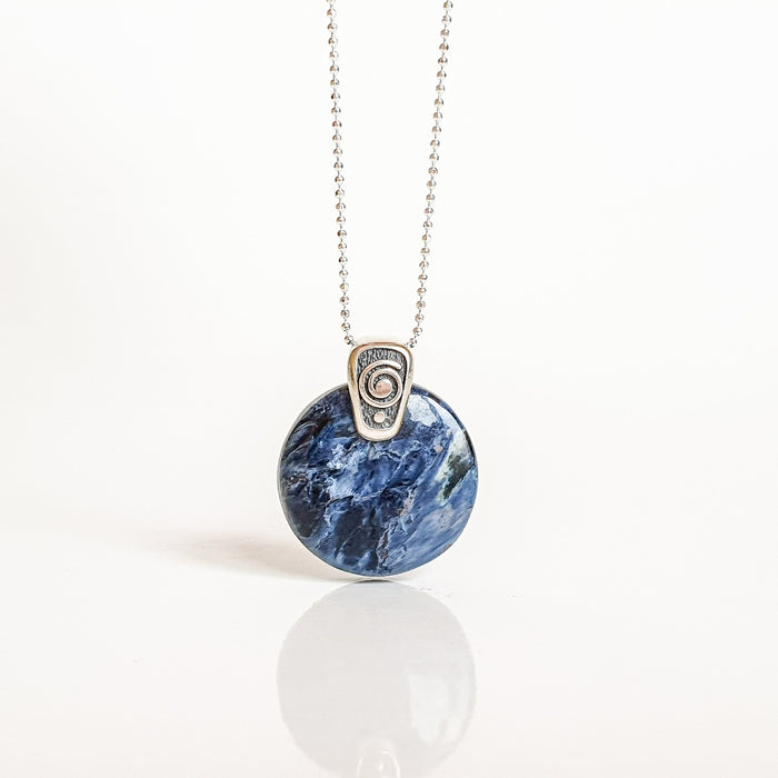 Pietersite A+ from Namibia Pendant "Tempest Stone"
