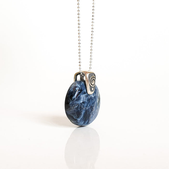 Pietersite A+ from Namibia Pendant "Tempest Stone"