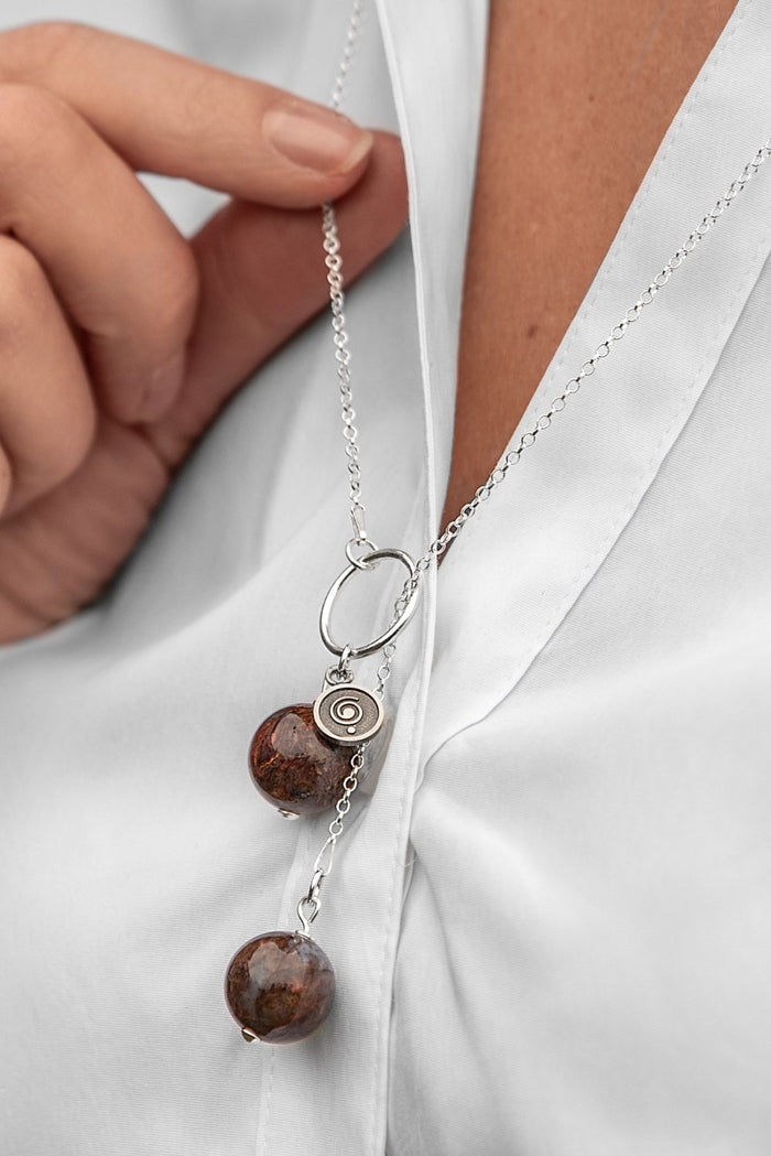 Pietersite Silver 925 Necklace "Tempest Stone"