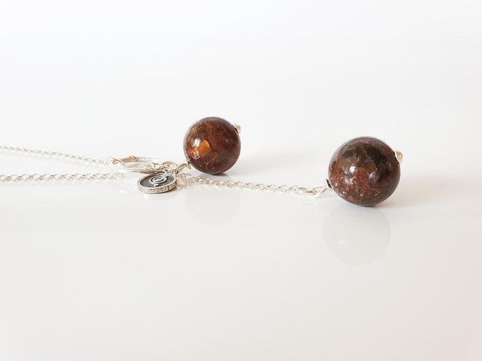 Pietersite Silver 925 Necklace "Tempest Stone"