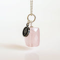 Pink Quartz from Madagascar Silver Pendant "Tenderness"