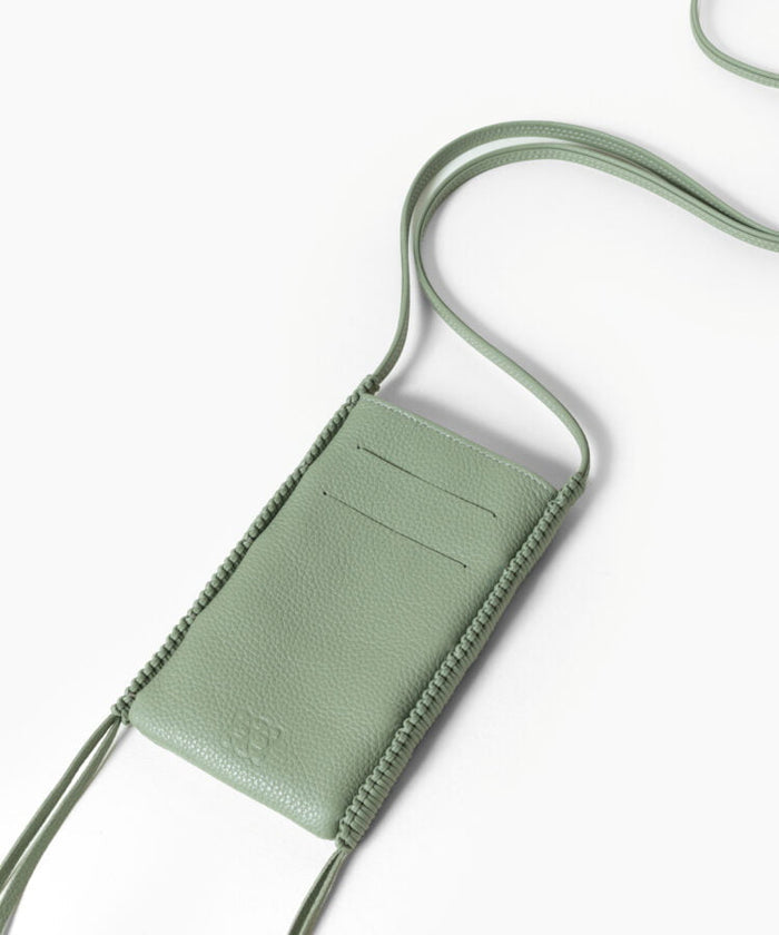 Phone Bags Callista Crafts Pocket Bag Grained Leather Sage O/S / Sage Apoella