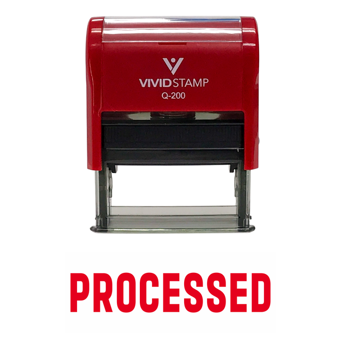 Processed Self Inking Rubber Stamp