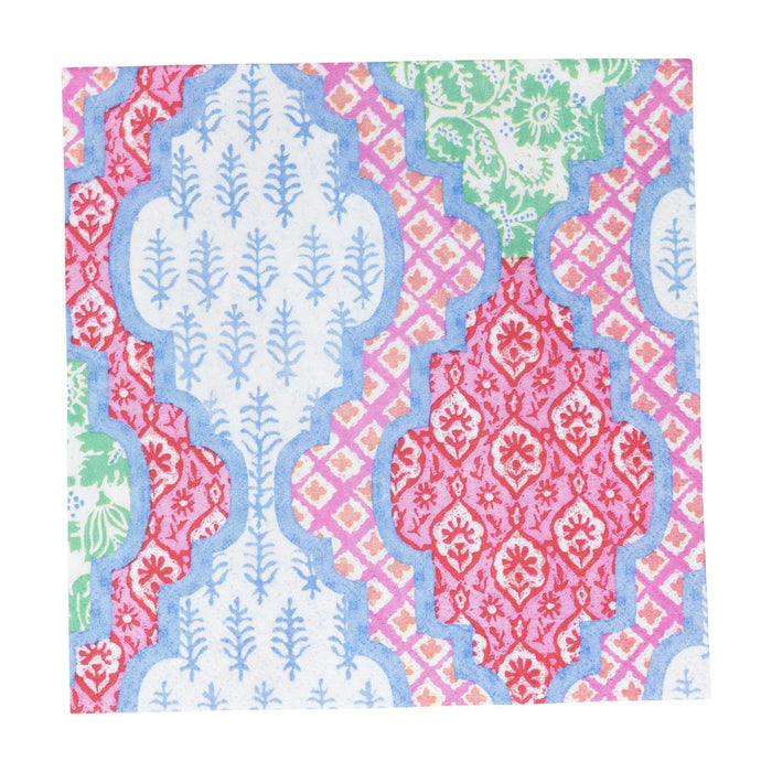 Provencale Cotton Pink Multi Luncheon Napkins