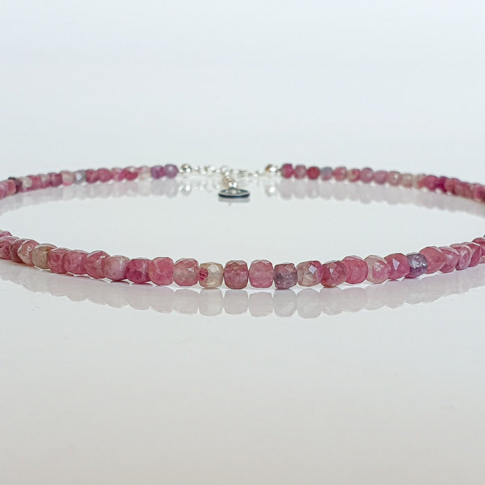 Purple Tourmaline Silver Necklace for Women's - Elegant Jewelry 2023
