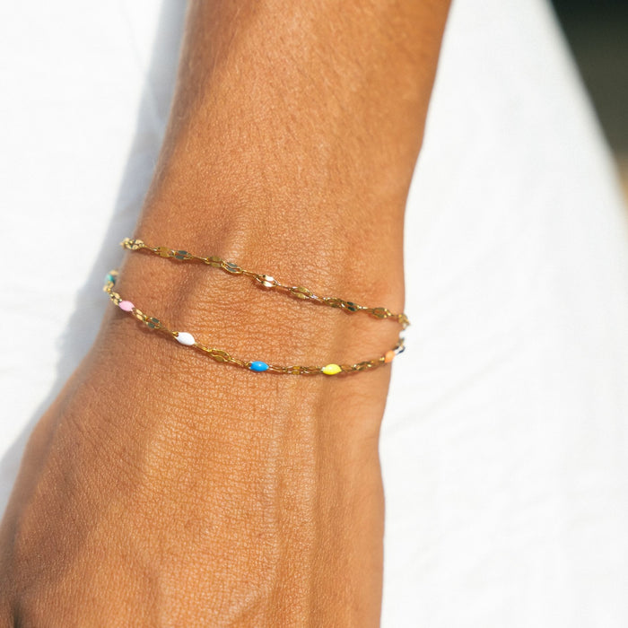 Rainbow Dainty Bracelet Style