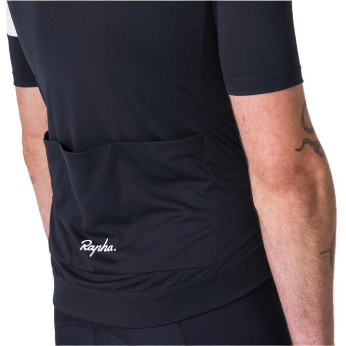 Rapha Men's Core Cycling Jersey Black - Comor - Go Play Outside