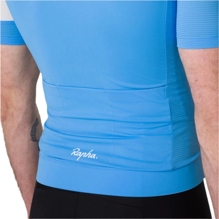 Rapha Men's Core Cycling Jersey Light Blue/White - Comor - Go Play Outside