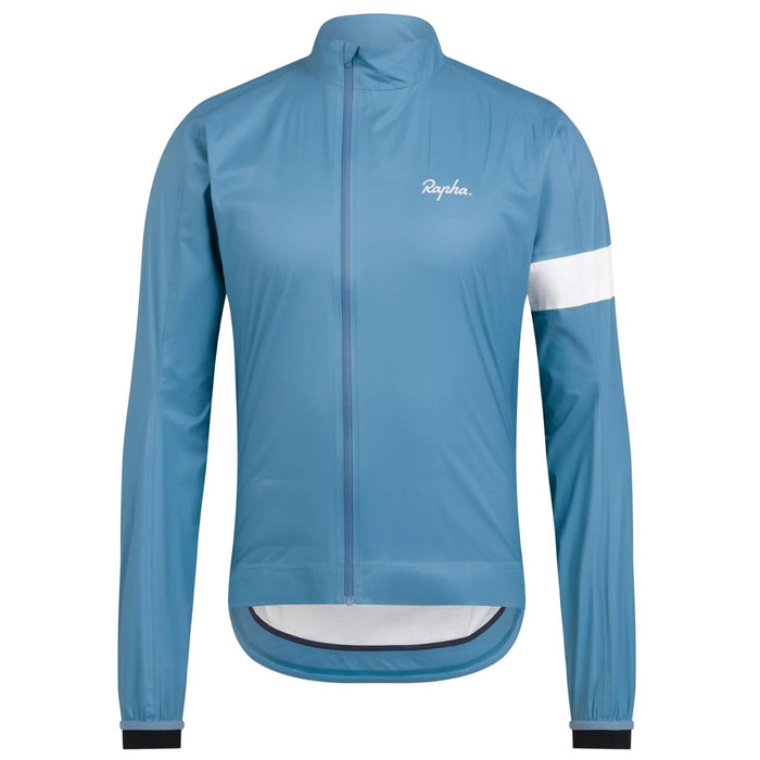 Rapha Men's Core Cycling Rain Jacket II Light Blue/White - Comor - Go Play Outside