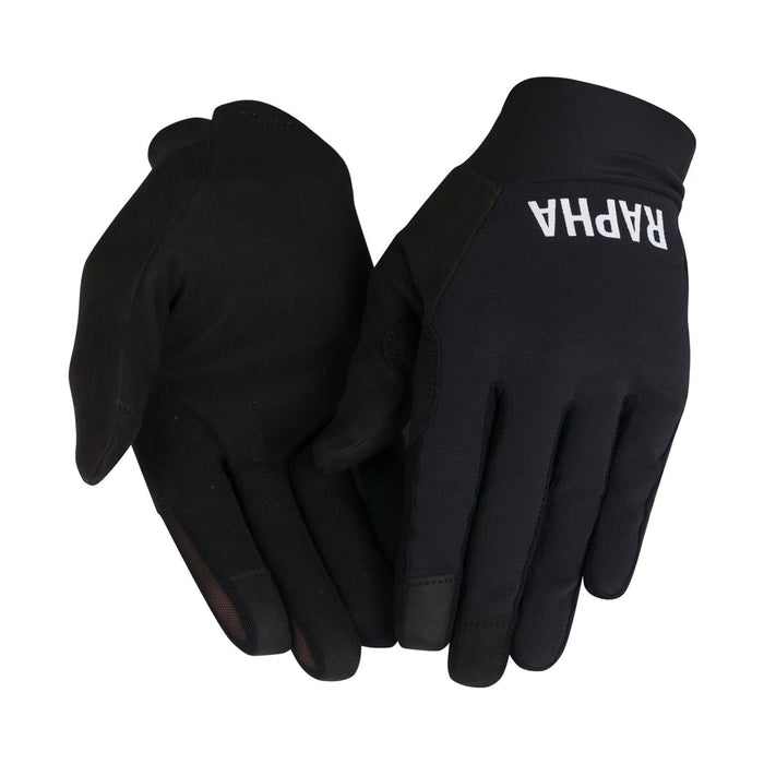 Rapha Trail Mountain Bike Gloves Black/White - Comor - Go Play Outside