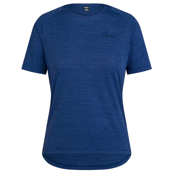 Rapha Women's Trail Mountain Bike Technical T-Shirt Navy - Comor - Go Play Outside