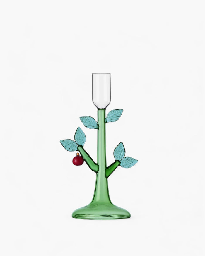 Red Apple Tree Candle Holder