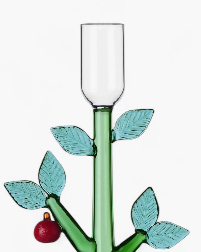 Red Apple Tree Candle Holder