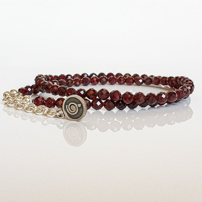 Red Garnet Beads Necklace for Women's - Elegant Jewelry Fashion 2023