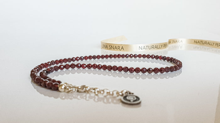 Red Garnet Beads Necklace for Women's - Elegant Jewelry Fashion 2023