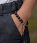 Red Garnet Silver Bracelet for Women "Vitality"