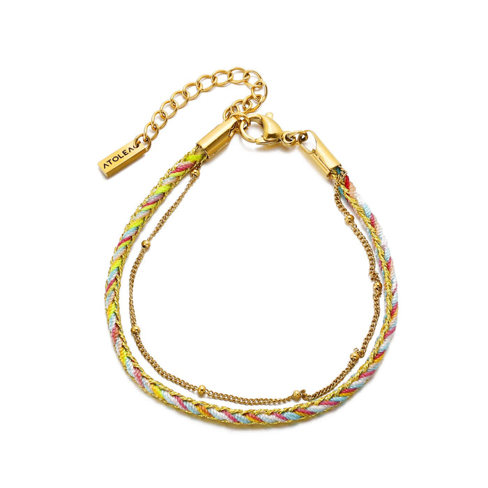 rope gold bracelet