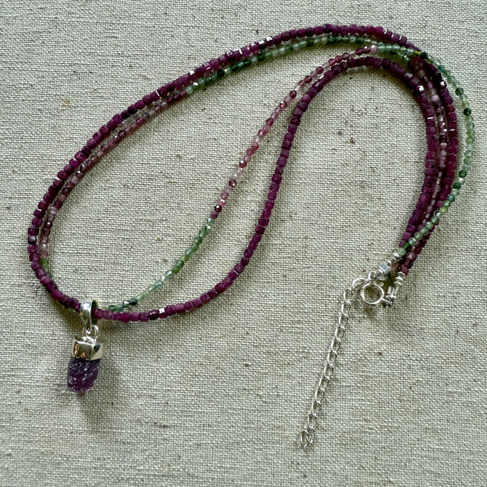 Ruby & Tourmaline Necklace