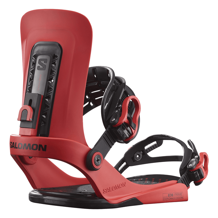 Salomon EDB Prime Snowboard Bindings 2026 Fiery Red - Comor - Go Play Outside