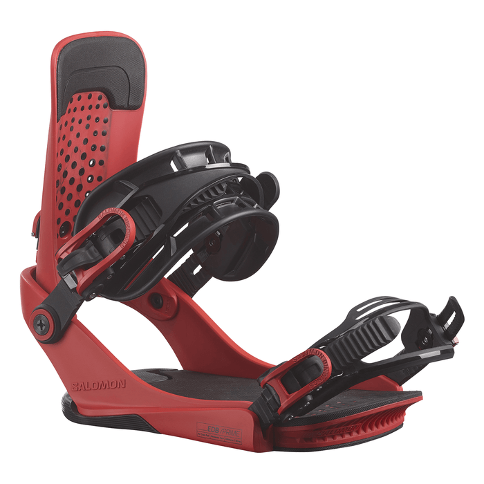 Salomon EDB Prime Snowboard Bindings 2026 Fiery Red - Comor - Go Play Outside
