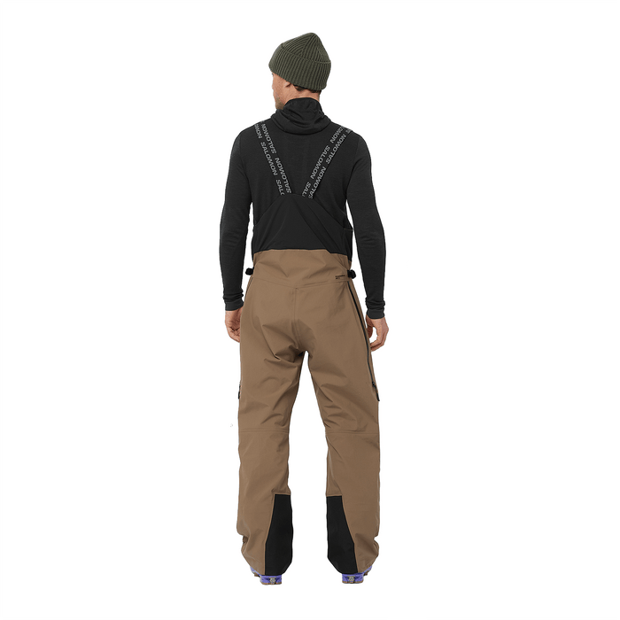 Salomon Men's Absolute Bib Pant 2025 Shitake - Comor - Go Play Outside