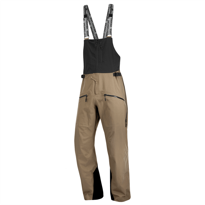 Salomon Men's Absolute Bib Pant 2025 Shitake - Comor - Go Play Outside