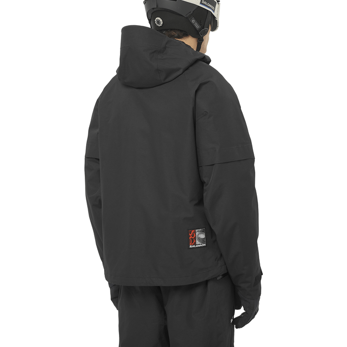 Salomon Men's Venom Full Zip Jacket 2026 Deep Black - Comor - Go Play Outside
