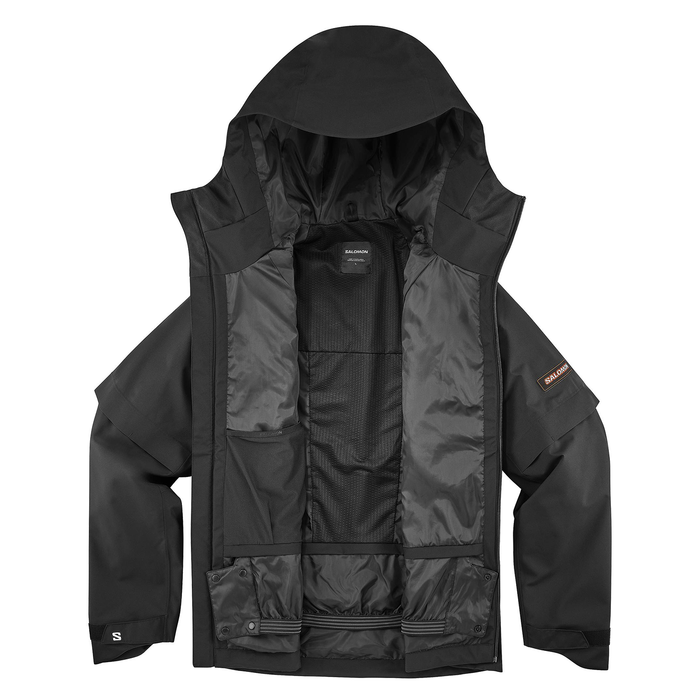 Salomon Men's Venom Full Zip Jacket 2027 Deep Black
