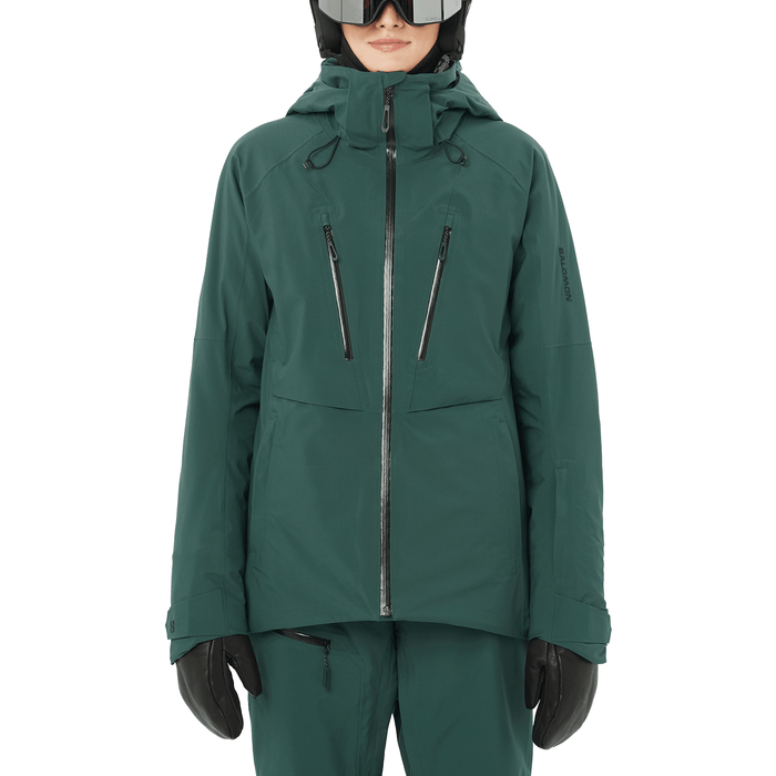 Salomon Women's Brilliant 2.0 Jacket 2026 Green Gables - Comor - Go Play Outside
