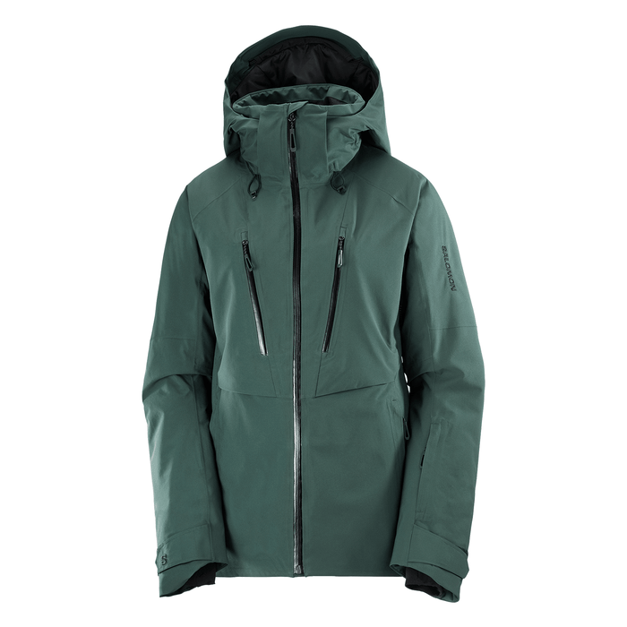 Salomon Women's Brilliant 2.0 Jacket 2026 Green Gables - Comor - Go Play Outside