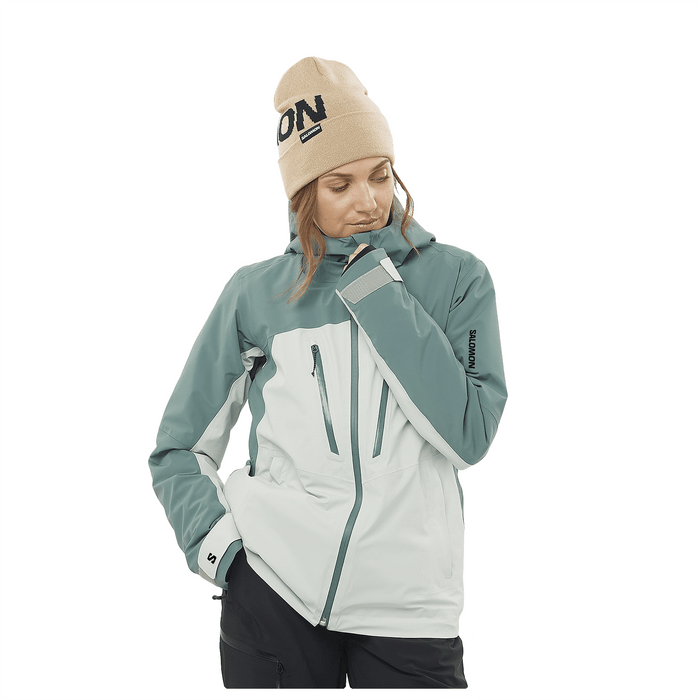 Salomon Women's Brilliant Jacket 2025 Misty Blue/North Atlantic - Comor - Go Play Outside