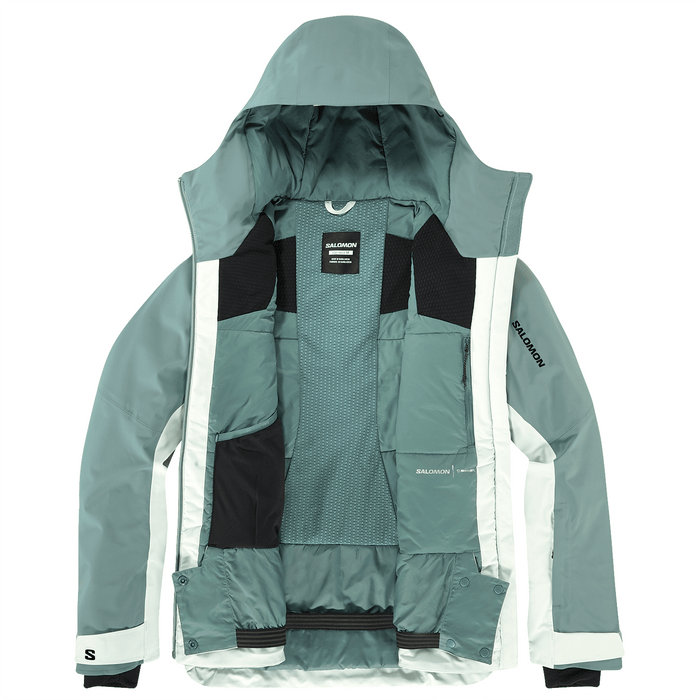 Salomon Women's Brilliant Jacket 2025 Misty Blue/North Atlantic - Comor - Go Play Outside