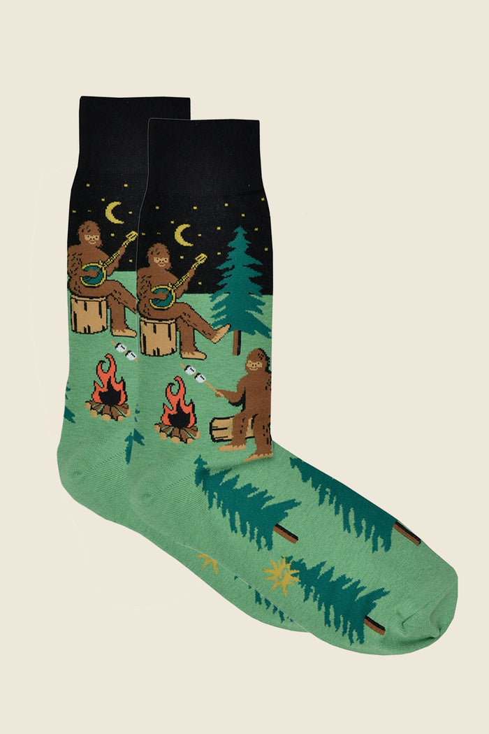 Sasquatch Camp Out Socks