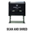 Scan And Shred Self Inking Rubber Stamp