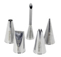 SET OF 5 STAINLESS STEEL TIPS