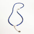 Set of Lazurite Silver 925 Necklace and Bracelet "Wisdom" - Petit Secret