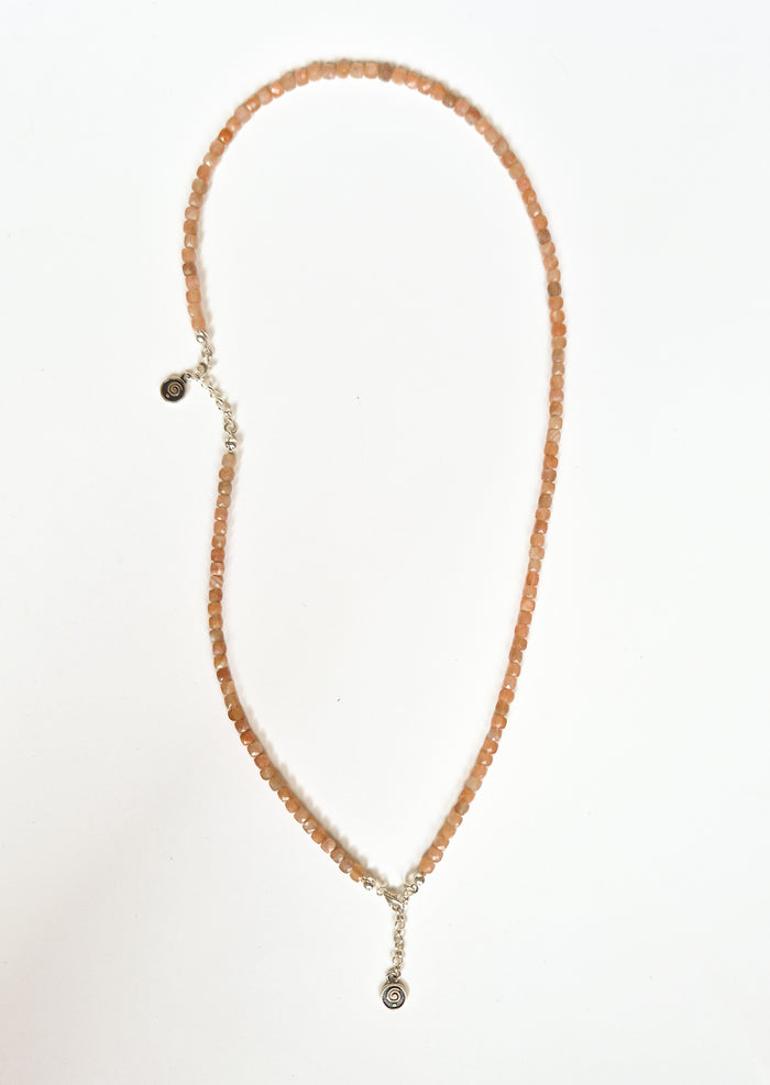Set of Sun Stone Silver 925 Necklace and Bracelet "Joy and Success"