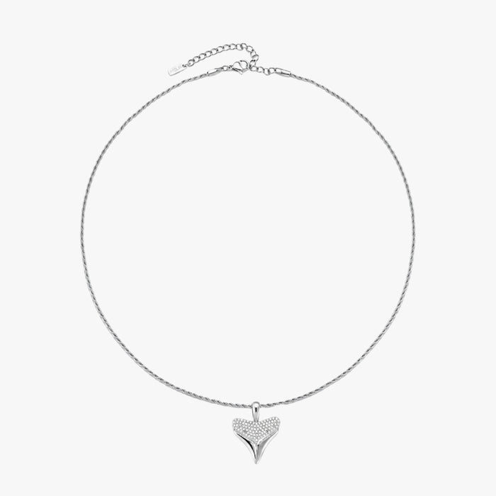 Silver Shark Pendant