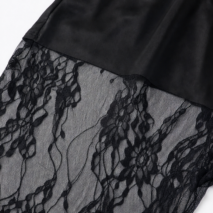 Sheerline – Floral Lace Sheer-Overlay Leggings