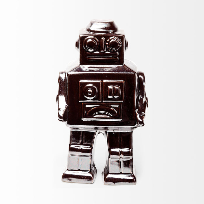 Silver Robot Figure - Mercana