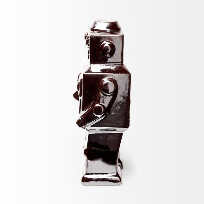 Silver Robot Figure - Mercana