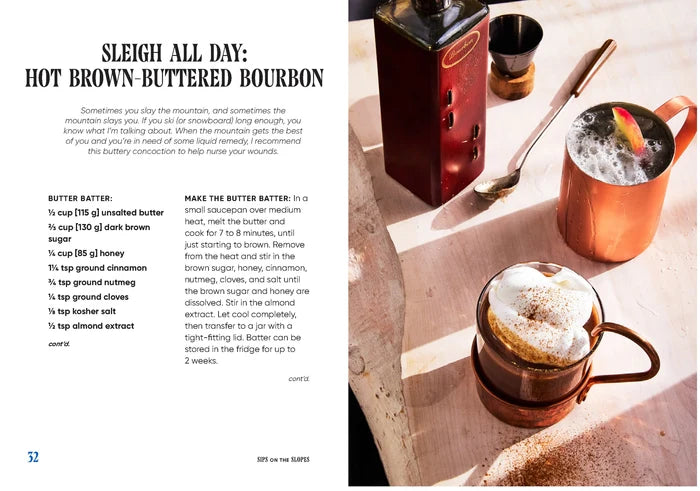 Sips on the Slopes: Drinks + Bites for Après-Ski by Kelley Epstein on a white background at Addison West
