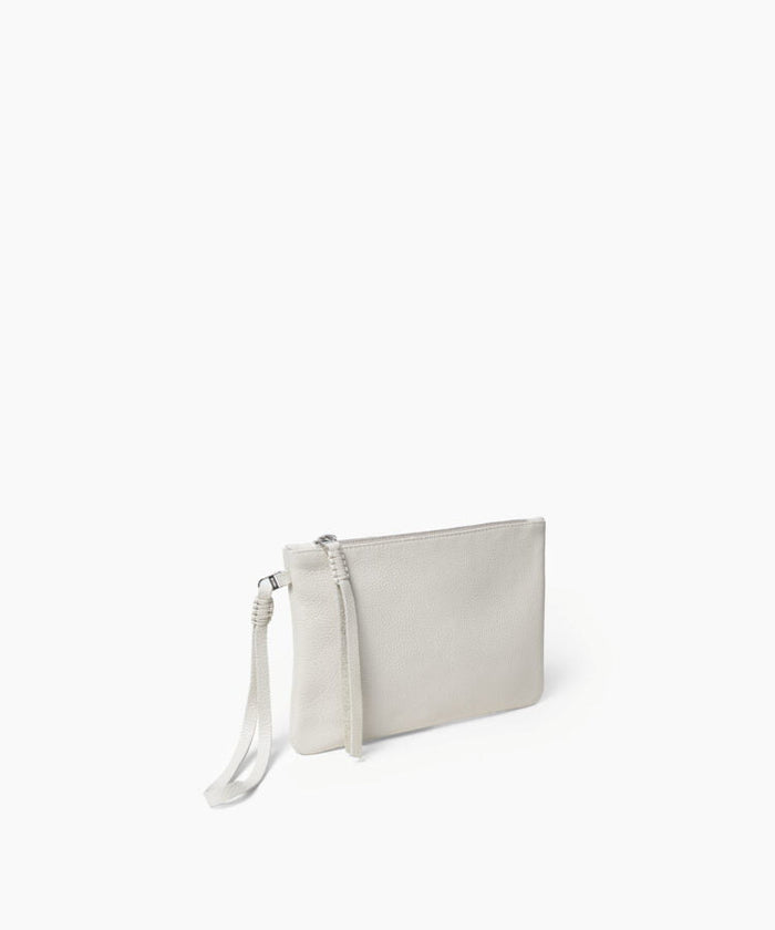 Pochette Callista Crafts Slim Pochette Grained Leather Ivory O/S / Ivory Apoella
