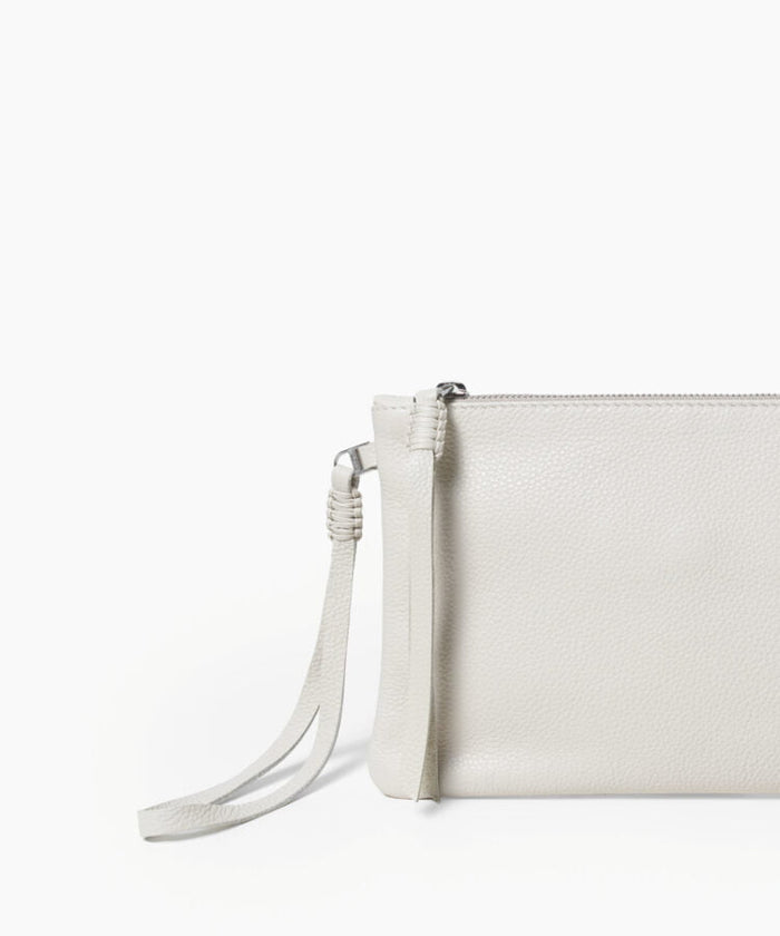 Pochette Callista Crafts Slim Pochette Grained Leather Ivory O/S / Ivory Apoella